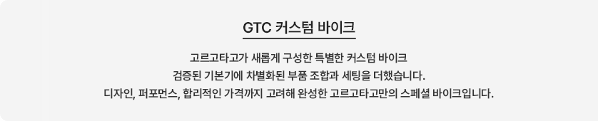 커스텀 바이크 안내